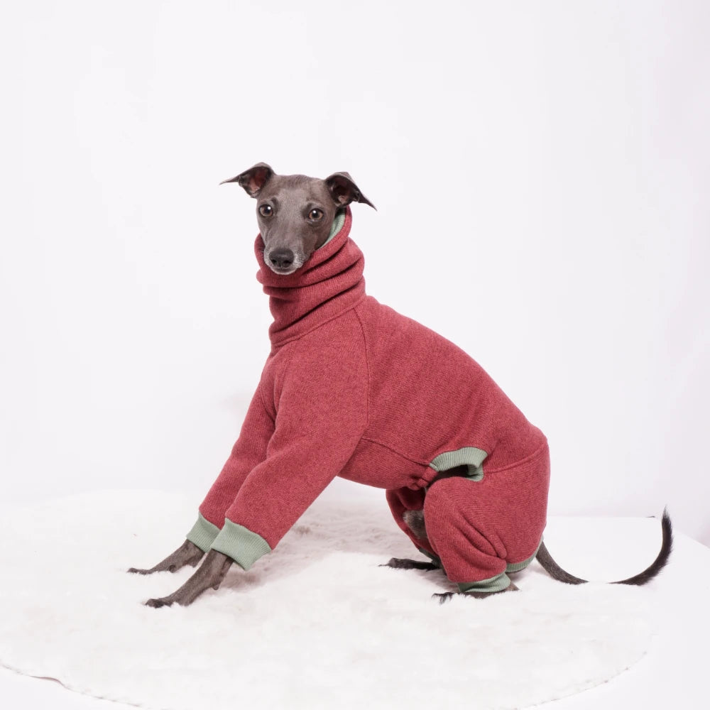 Strickfleece-Overall "AVENA"