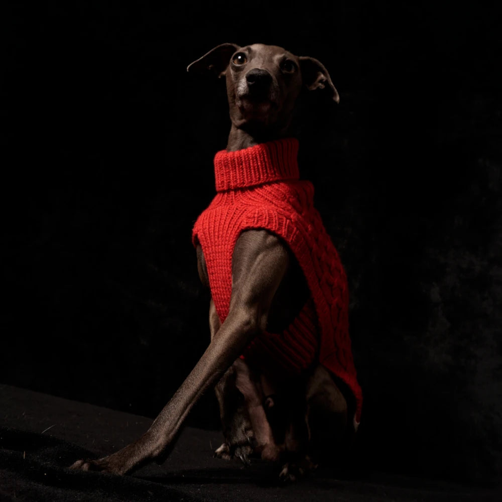 handgestrickter Pullover "LEVIN"