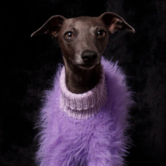 handgestrickter Pullover "VIOLETTA"