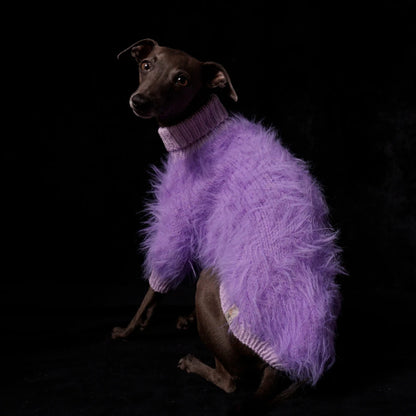 handgestrickter Pullover "VIOLETTA"