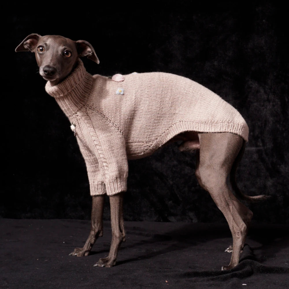 handgestrickter Pullover "ANN ROSE"