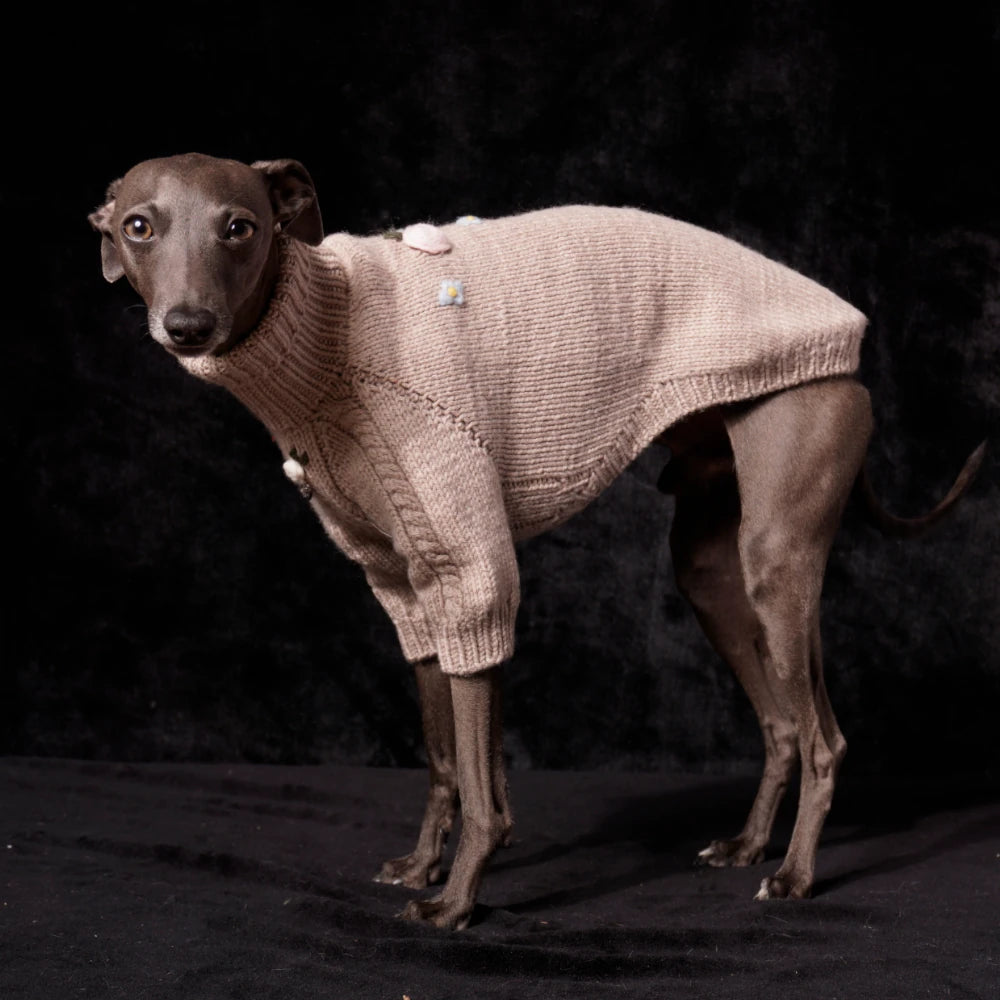 handgestrickter Pullover "ANN ROSE"