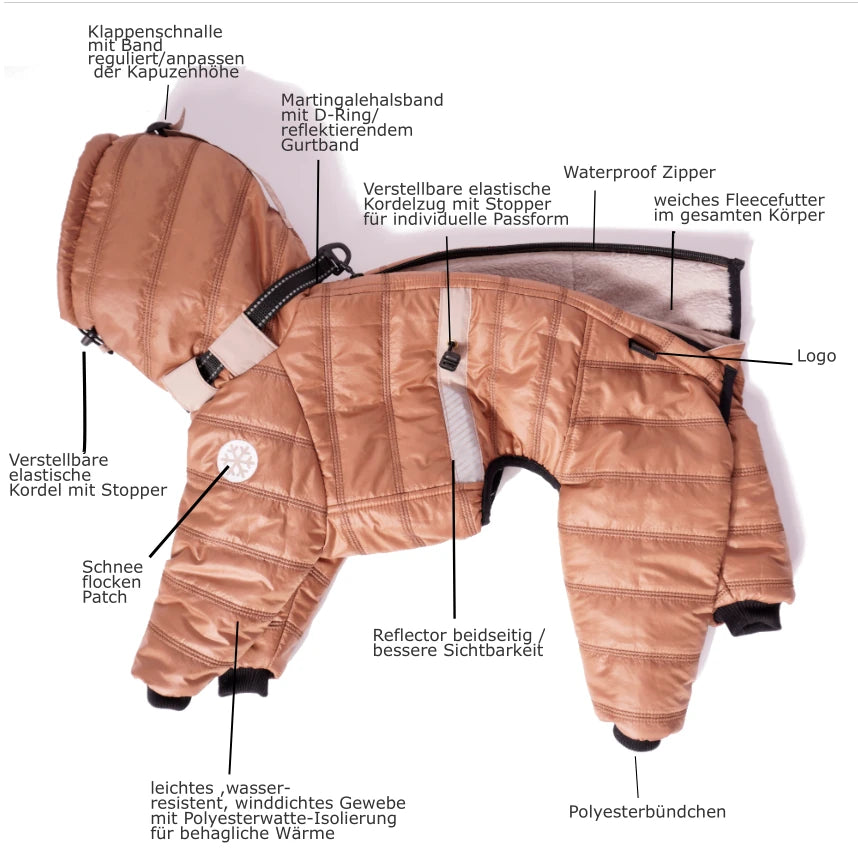 Cozy Cloud Wintersuit Camel